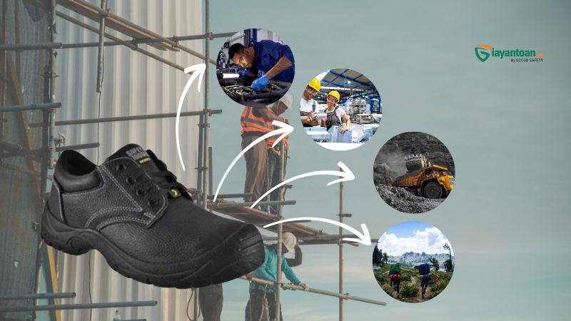 GIẢI PHÁP THAY THẾ: GIÀY BẢO HỘ MỚI GIÁ TỐT, AN TOÀN HƠN