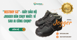 Giày bảo hộ Safety Jogger Bestboy S3 chống đinh, chống trượt SRC, mũi thép bảo vệ an toàn lao động