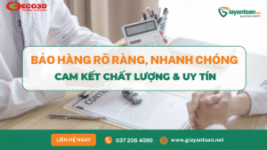 Giới thiệu chính sách bảo hành Giày An Toàn By ECO3D