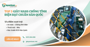 Giày chống tĩnh điện Hans – Top 3 mẫu tốt nhất cho nhà máy điện tử