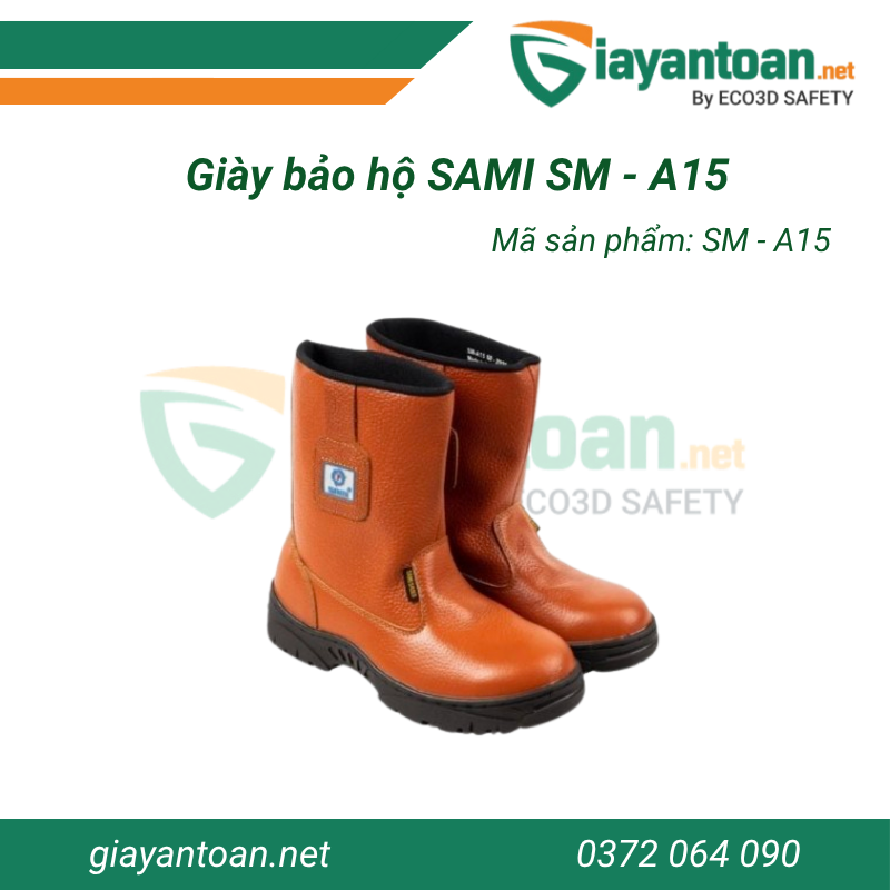 Giới thiệu Ủng da Sami SM-A15 (Màu nâu)