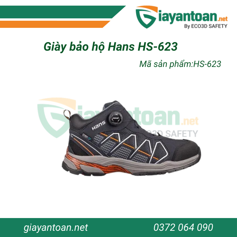 Giới thiệu Giày bảo hộ Hans HS-623