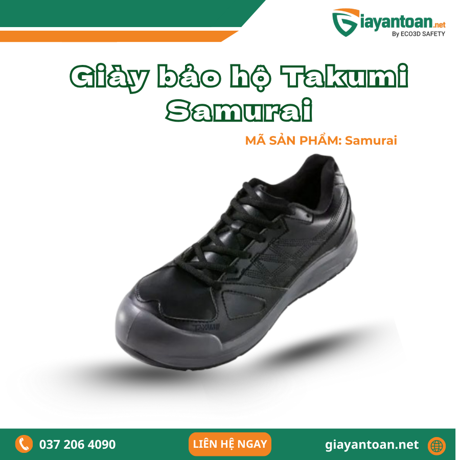 Giới thiệu Giày bảo hộ Takumi Samurai