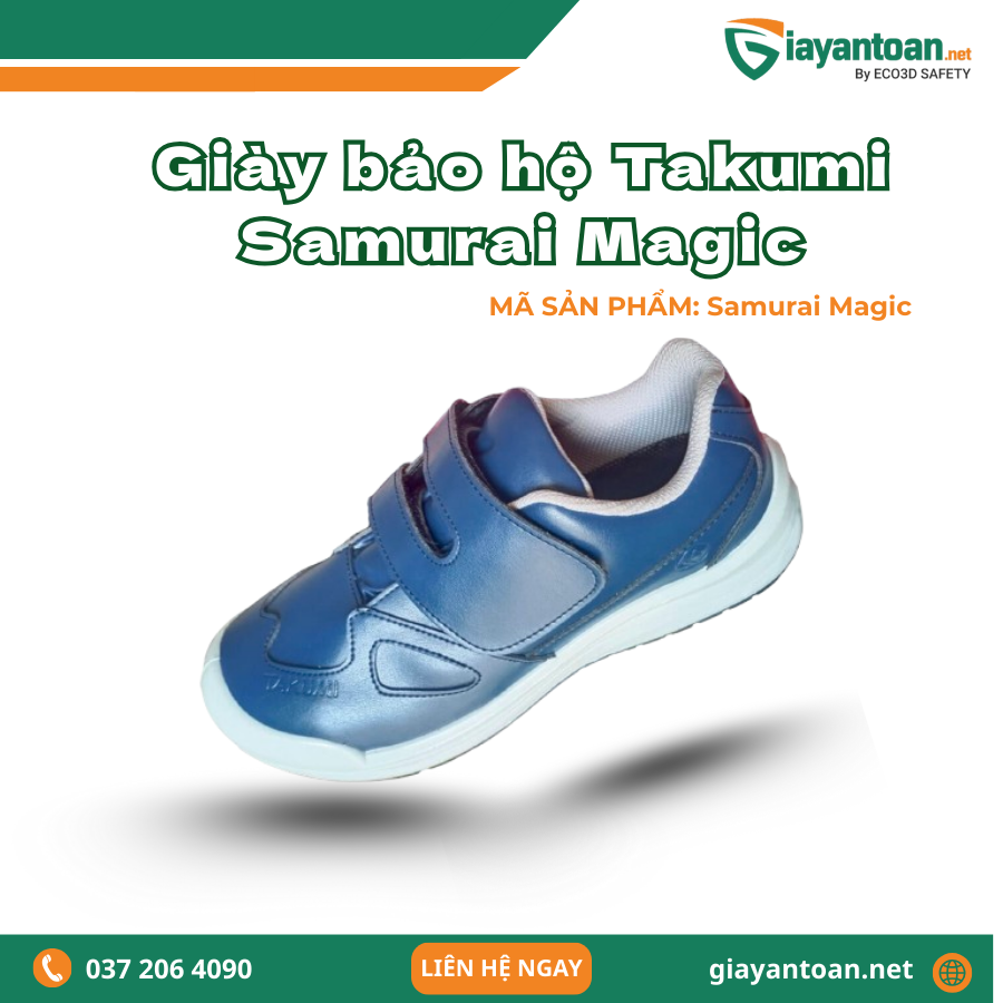 Giới thiệu Giày bảo hộ Takumi Samurai Magic
