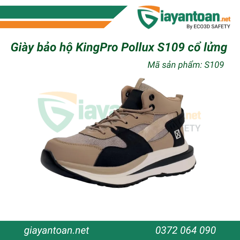 Giày bảo hộ KingPro Pollux S109 cổ lửng