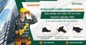 Giày bảo hộ lao động Kingpro chính hãng chất lượng cao – Giải pháp tiết kiệm chi phí cho doanh nghiệp sản xuất