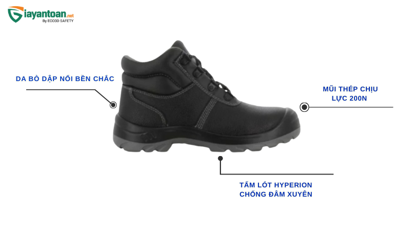 Giày Bảo Hộ Kingpro S108 Bestguard – Giá Tốt, Bảo Vệ Ổn Định