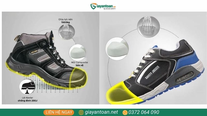 Công dụng giày bảo hộ chống đinh với khả năng chống xuyên thủng vượt trội