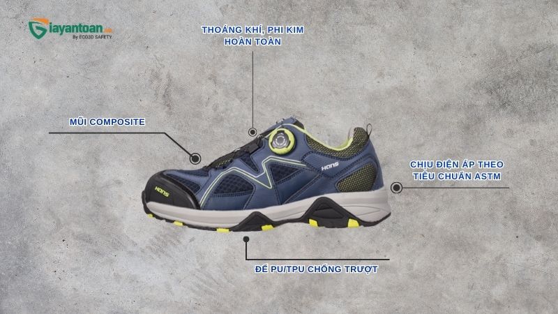 Giày bảo hộ cách điện Hans HS-77 DAVINCH 4