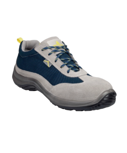 Giày bảo hộ Delta Plus ASTI S1P SRC màu xanh xám, nhẹ bền, chống trượt SRC