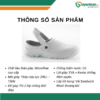 Thông số của Giày Phòng Sạch Giày Phòng Sạch Safetoe L-7096
